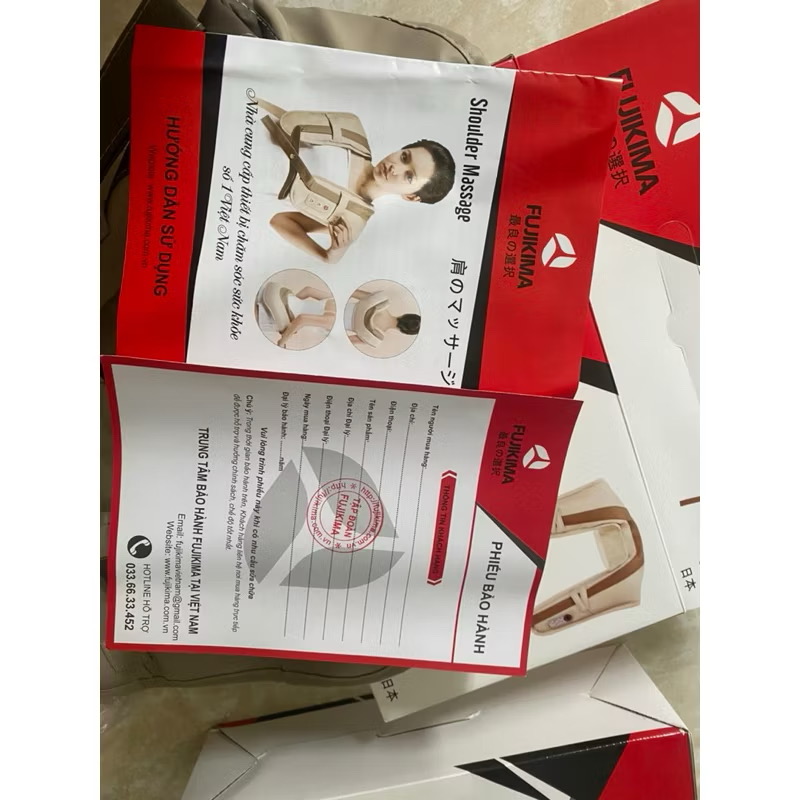 [Chính hãng] Đai Massage Vai gáy cao cấp Nhật Bản Fujikima FJ 264K