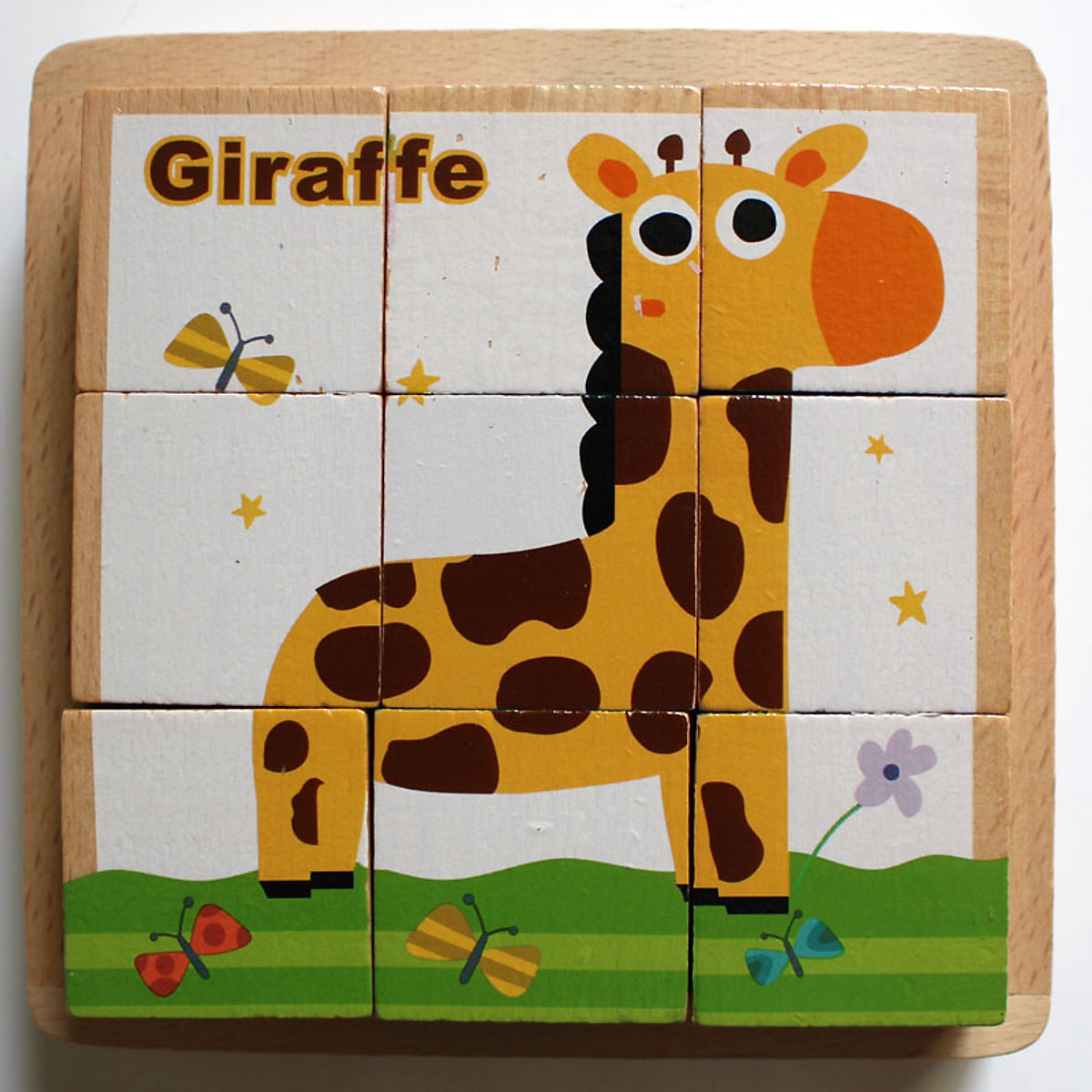 6 chủ đề xếp hình 9 khối lập phương gỗ beech cao cấp | Block puzzle