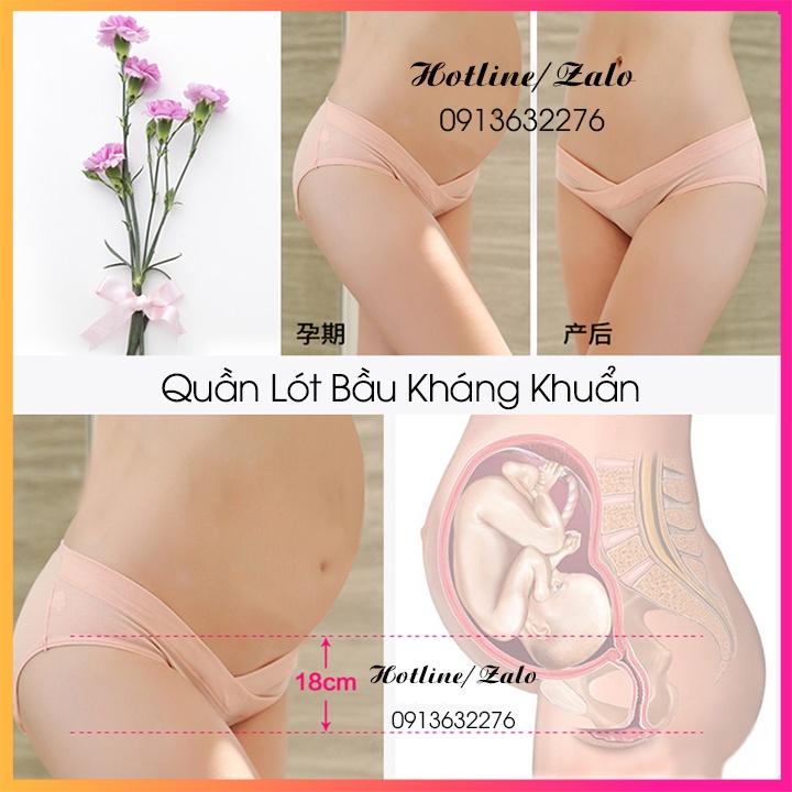Quần Lót Cotton Co Giãn Thoải Mái Dành Cho Mẹ Bầu