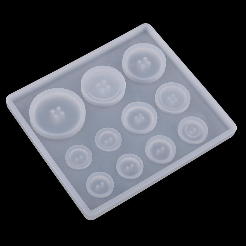 Jewelry Making DIY Buttons /BJD Doll Eyes Mould Resin Casting