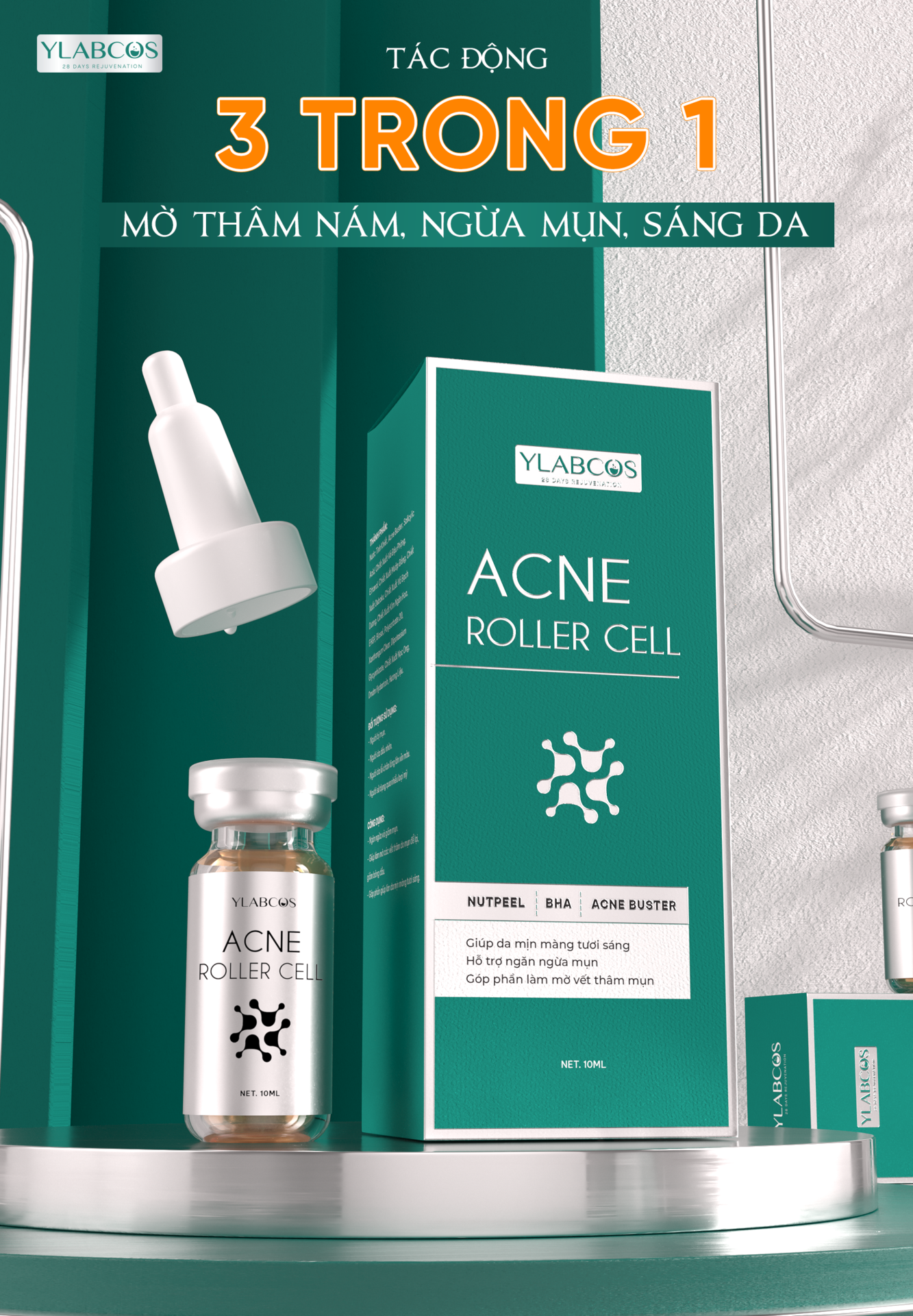 Tinh Chất Mụn Lăn - Acne Roller Cell