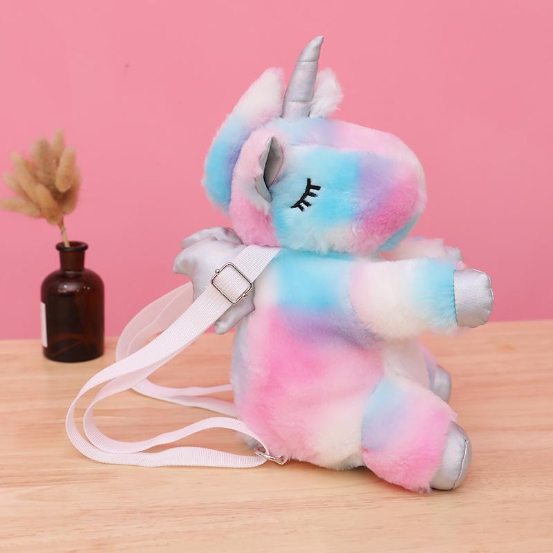 Trẻ Em Ba Lô Mini Ví Hoạt Hình Cầu Vồng Kỳ Lân Đồ Chơi Ba Lô Cho Bé Trai Bé Gái Sang Trọng Ba Lô Quà Tặng Sinh Nhật