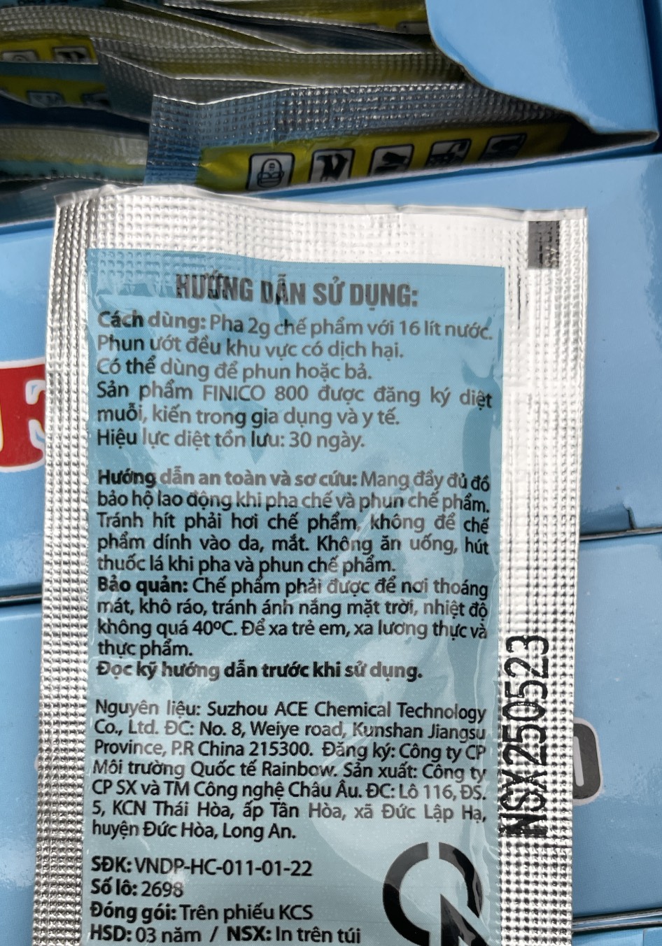 Trừ kiến muỗi gián trong gia dụng FINICO