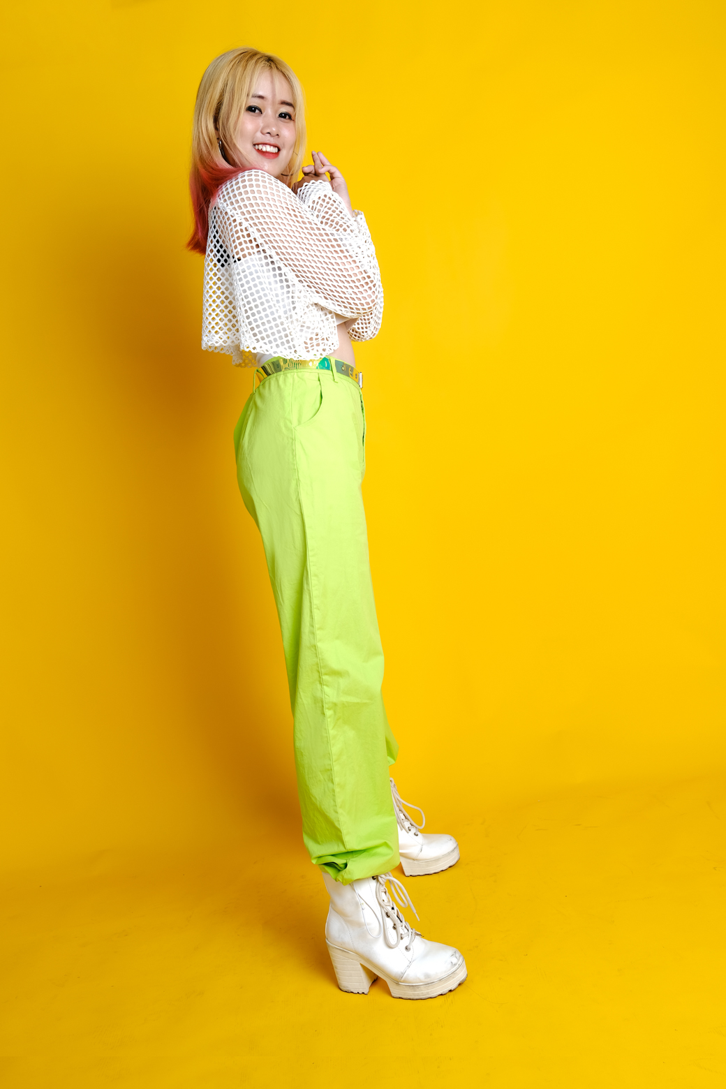 Quần Jogger Xanh Neon