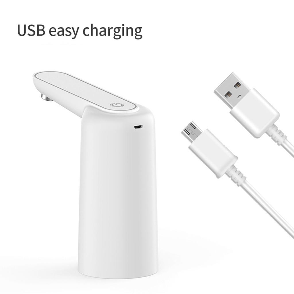 Electric Water Bottle Pump, Gallon Water Dispenser, Automatic Barreled Water Pump USB Portable Home, Easy to Install