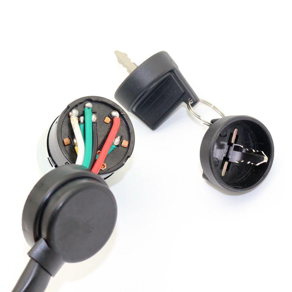 5 Wire Ignition Key Switch for 110/125/150cc Quad Dirt Bike ATV Buggy