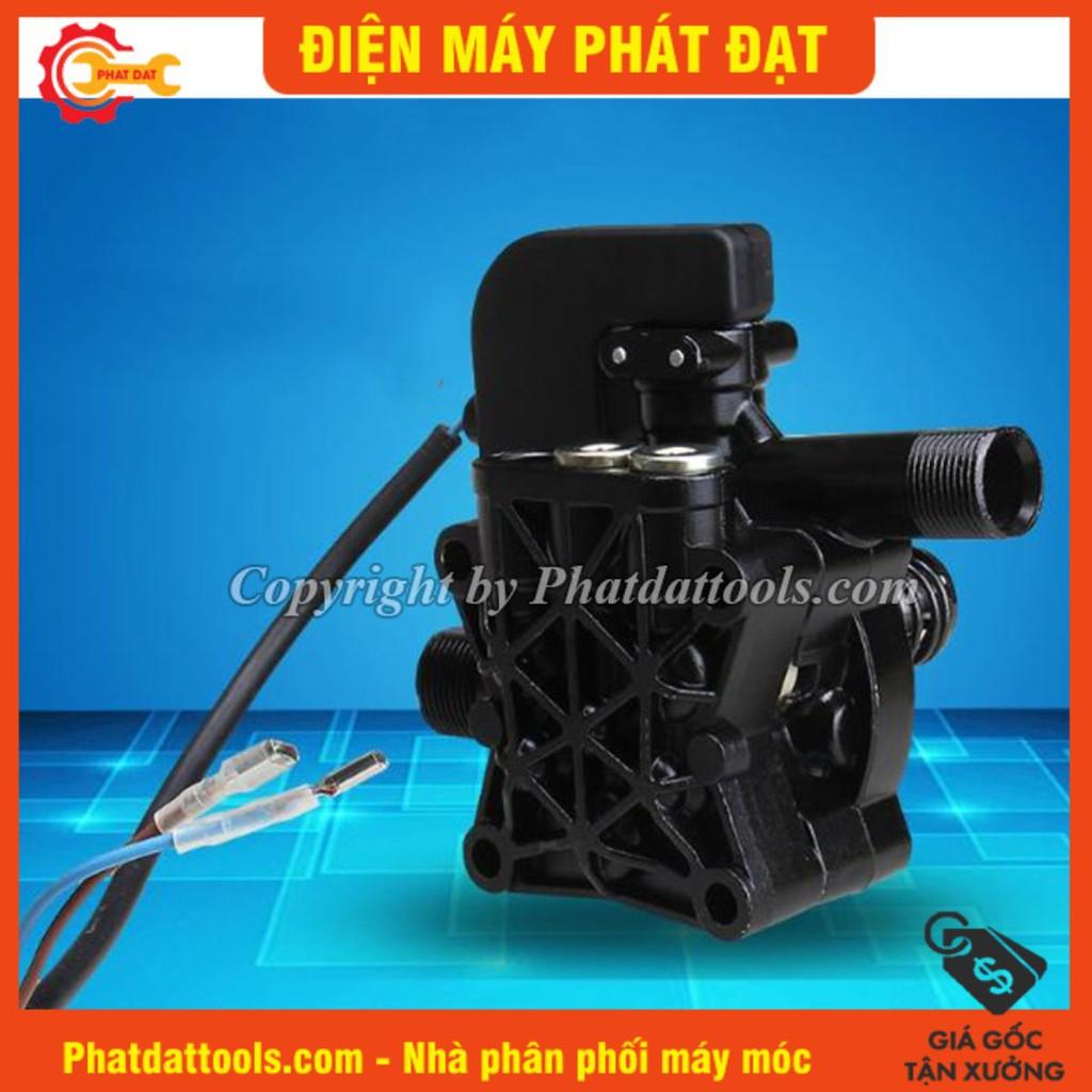 Bộ đầu bơm 3 piston kèm rơ le lắp cho các dòng máy rửa xe mini,máy rửa xe gia đình-Bảo hành 6 tháng
