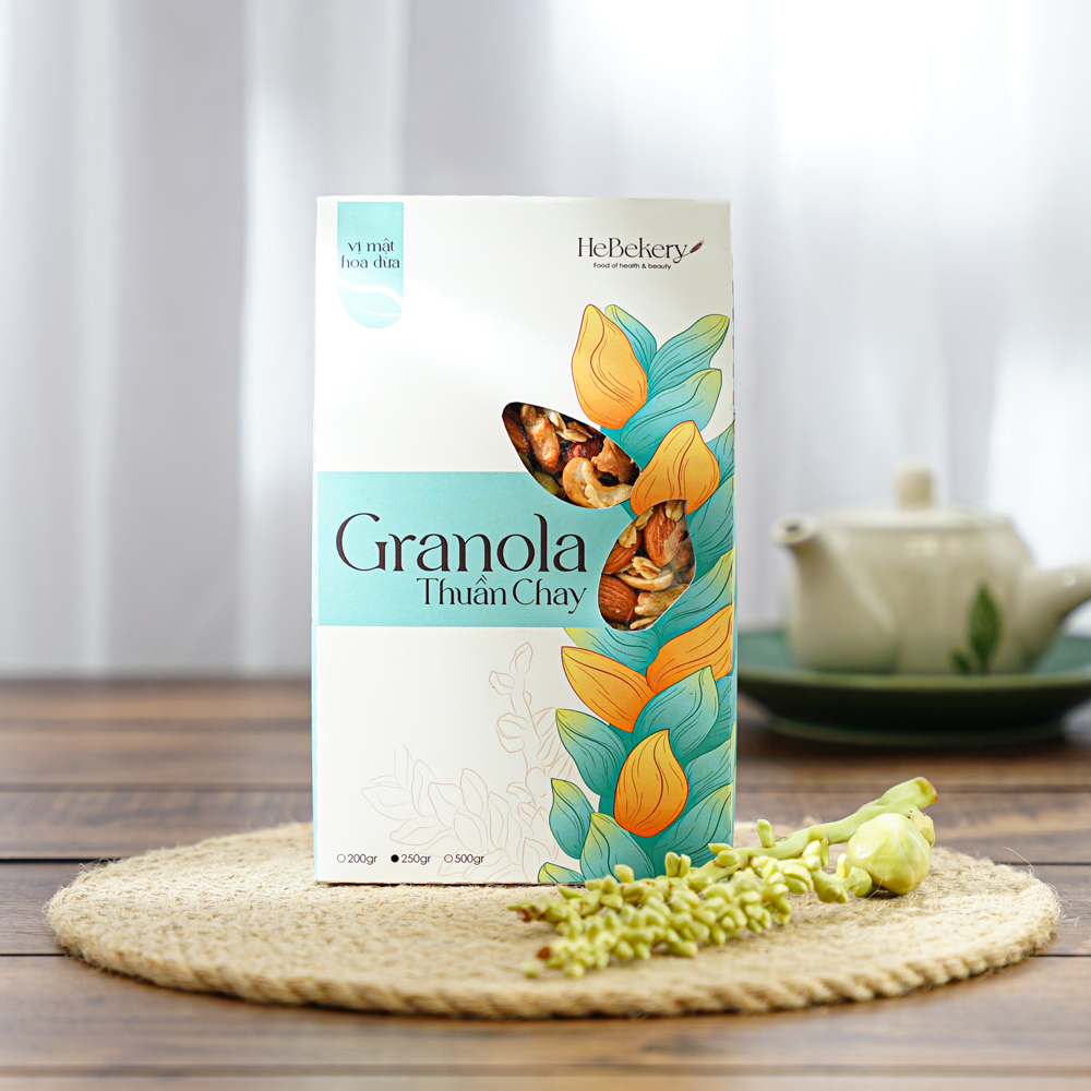 Granola Thuần Chay Nhiều Hạt Ăn Kiêng - Vị Mật Hoa Dừa