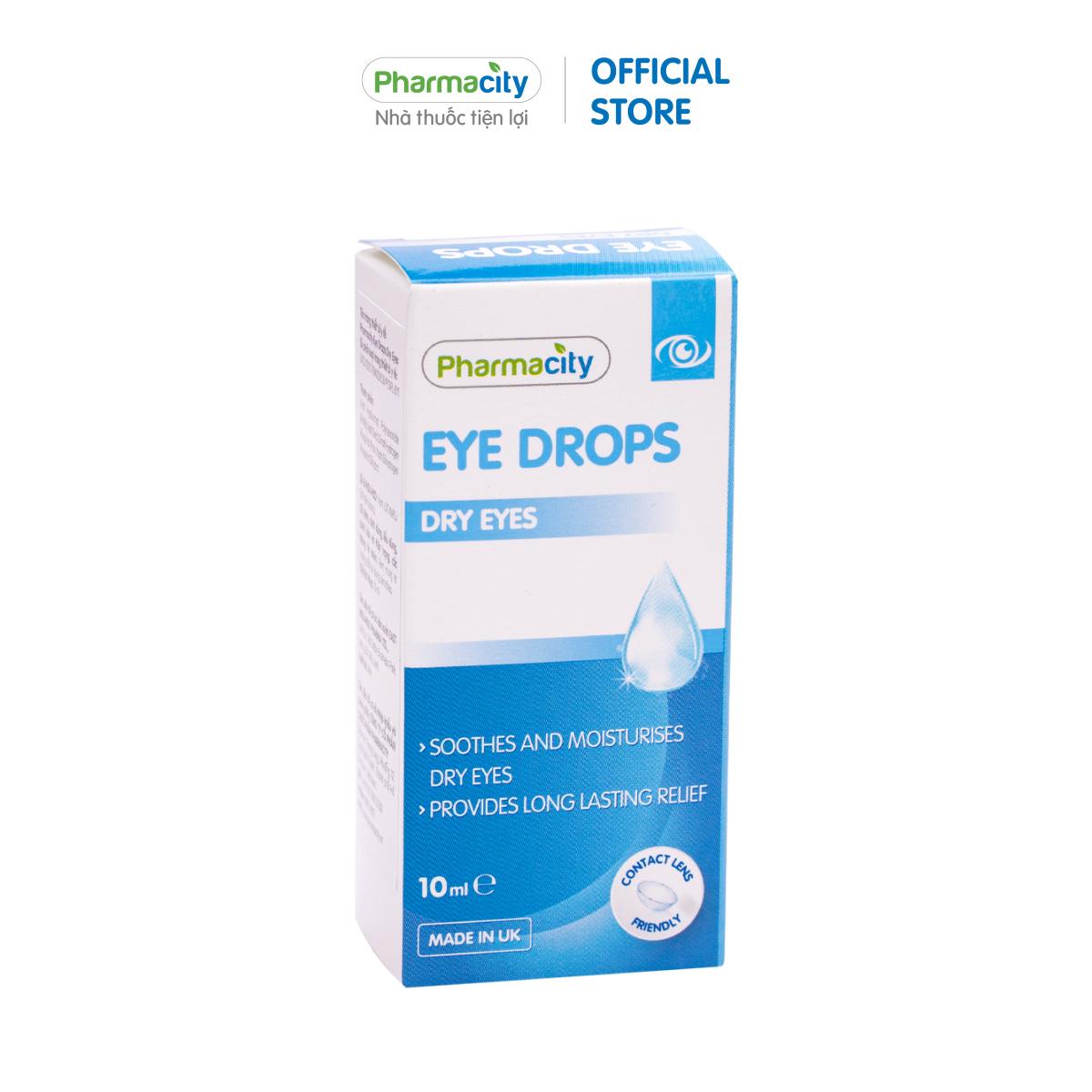 Thuốc nhỏ mắt Pharmacity Eye Drops xuất xứ Anh Quốc (10ml)