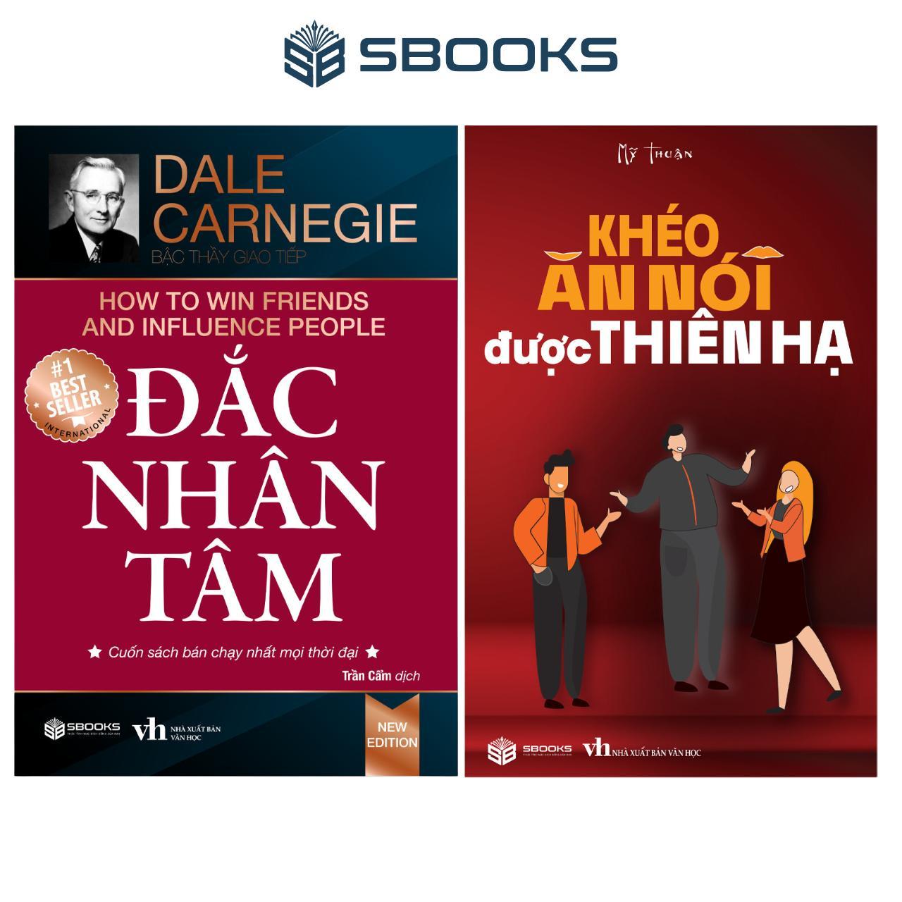 Sách Combo 2 Cuốn : Đắc Nhân Tâm + Khéo Ăn Nói Được Thiên Hạ - Sách CHÍNH HÃNG SBOOKS