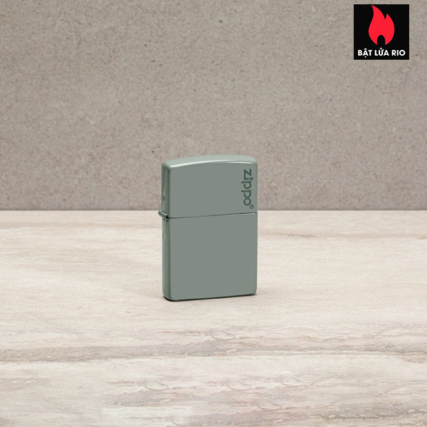 Bật Lửa Zippo 49843ZL – Zippo Sage Green Zippo Logo