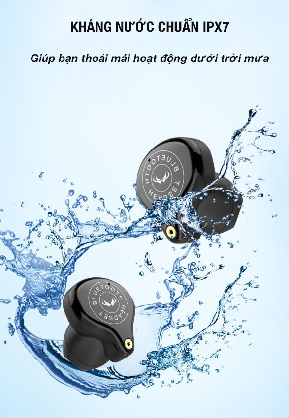 Tai Nghe Earbud Bluetooth True Wireless CONVI XS+ | Nút cảm ứng | Đèn Led hiển thị Pin | Dock sạc kiêm pin sạc dự phòng | Âm thanh 9D HiFi - Hàng Chính Hãng