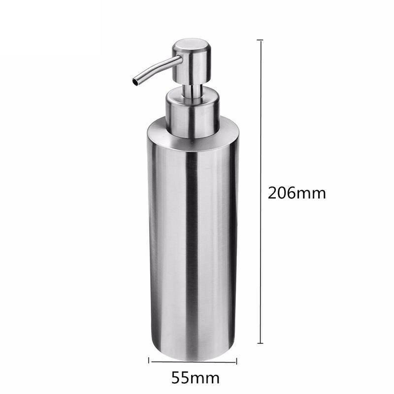 Chai đựng nước rửa chén inox 304