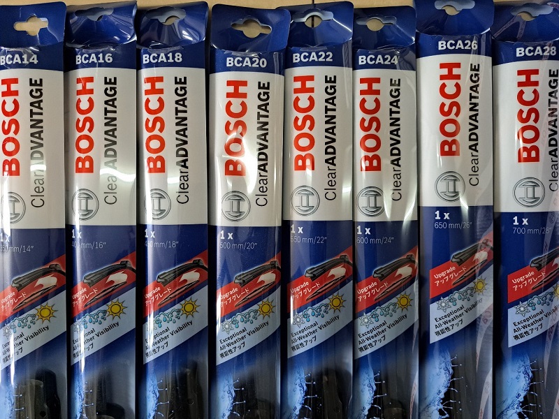 Gạt Mưa Cao Su BOSCH Clear Advantage - Móc Chữ U - Xương Mềm - Đủ Size | Chuyên Dành Cho Xe Châu Á