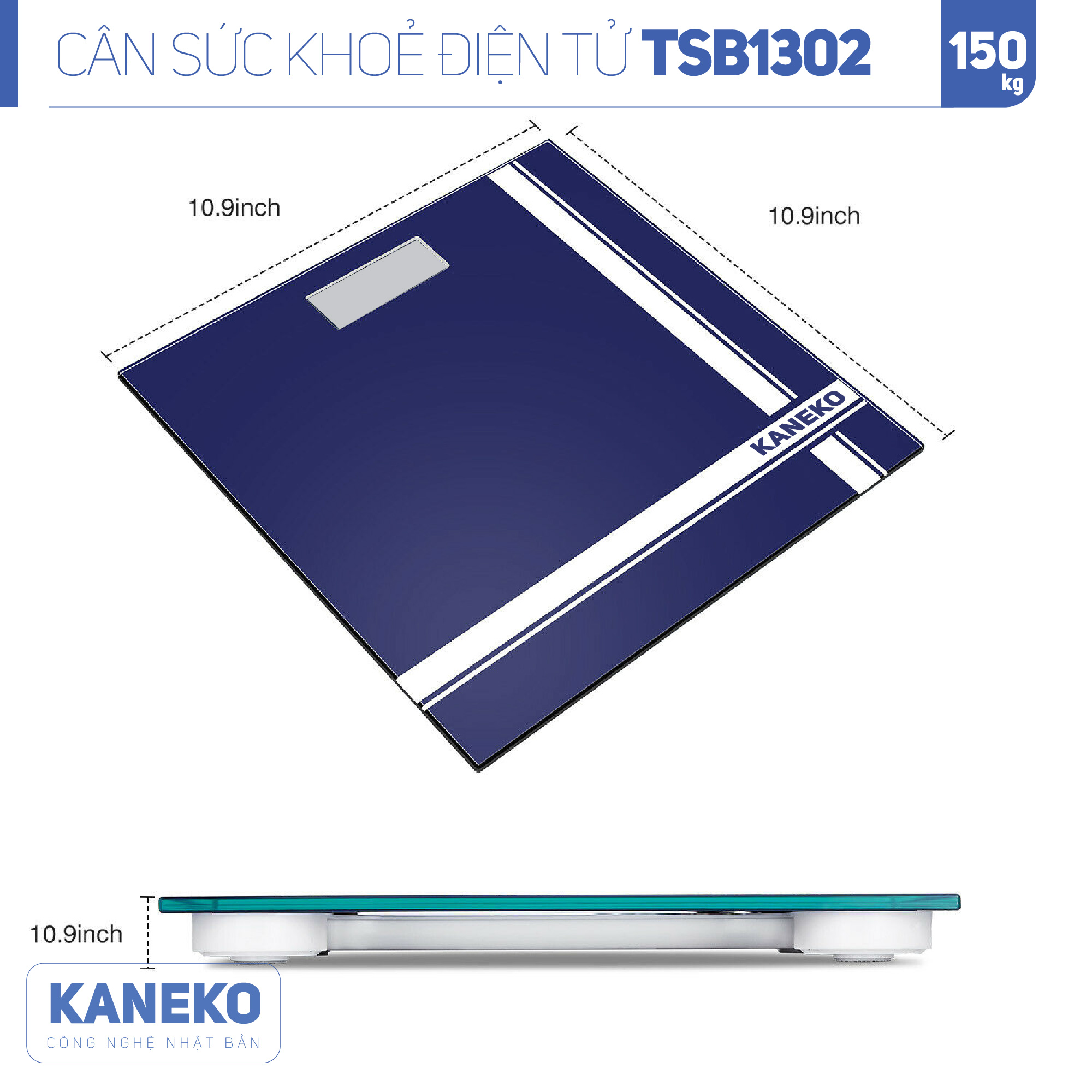 Cân sức khỏe điện tử KANEKO TSB1302,,cân điện tử,cân chính hãng,cân nhật,cân sức khoẻ y tế,cân sức khoẻ gia đình,cân sức khoẻ cao cấp,120kg,130kg,180kg,Cân phân tích chỉ số cơ thể,Cân sức khoẻ mini,cân tanita