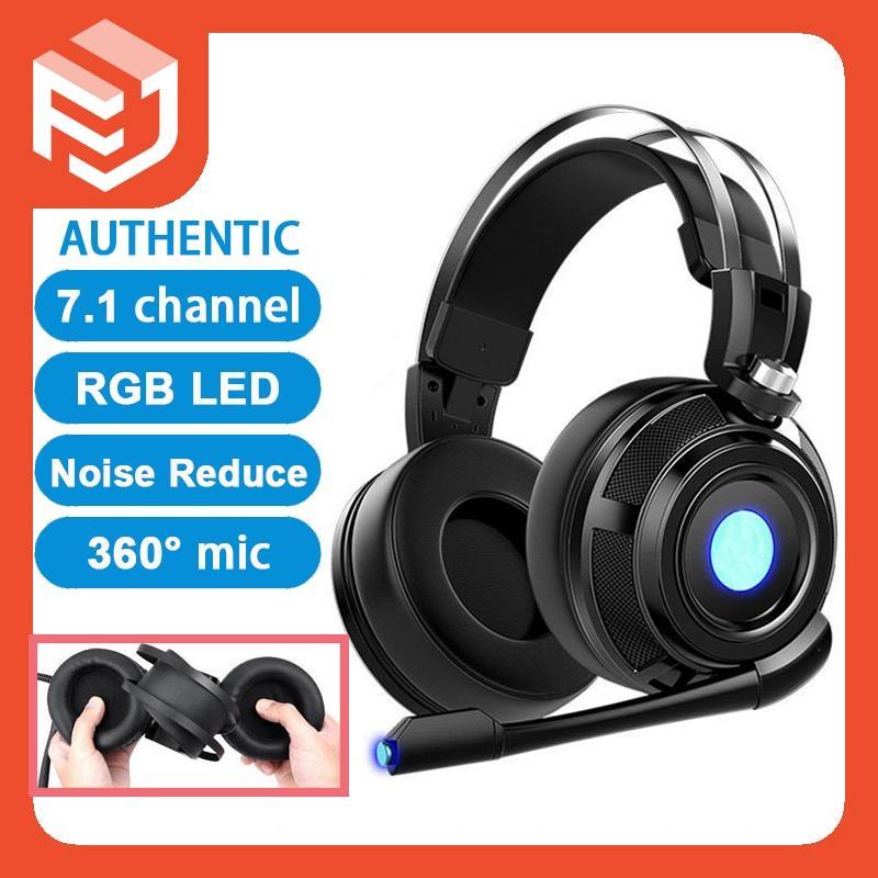 Tai Nghe gaming H200 7.1 RGB Có Đèn led Chống Ồn Kèm Mic Dành Cho Điện Thoại / laptop / Xbox
