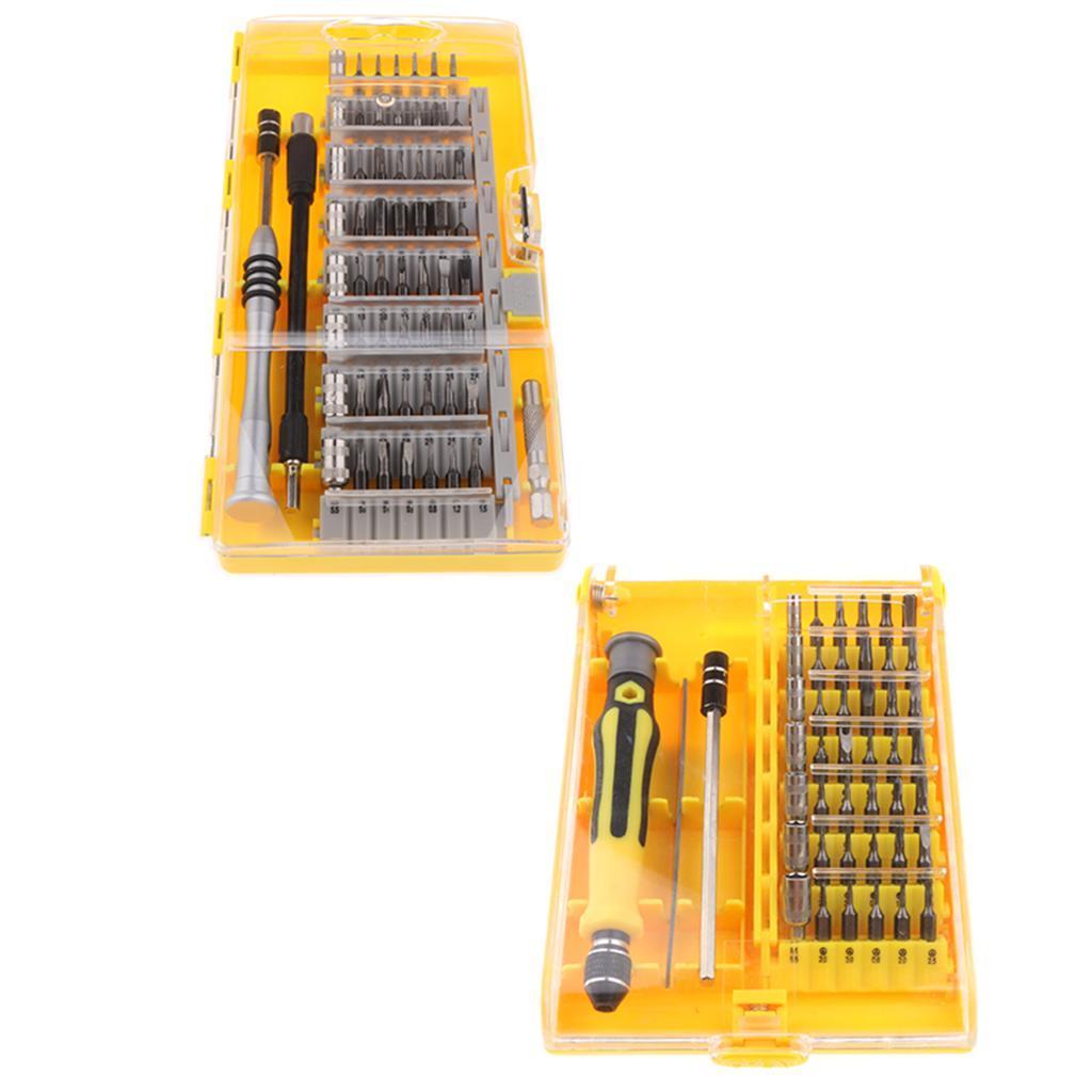 60 in 1 S2 Steel Precision Screwdriver Nutdriver Bit Repair Tools Kit Sets