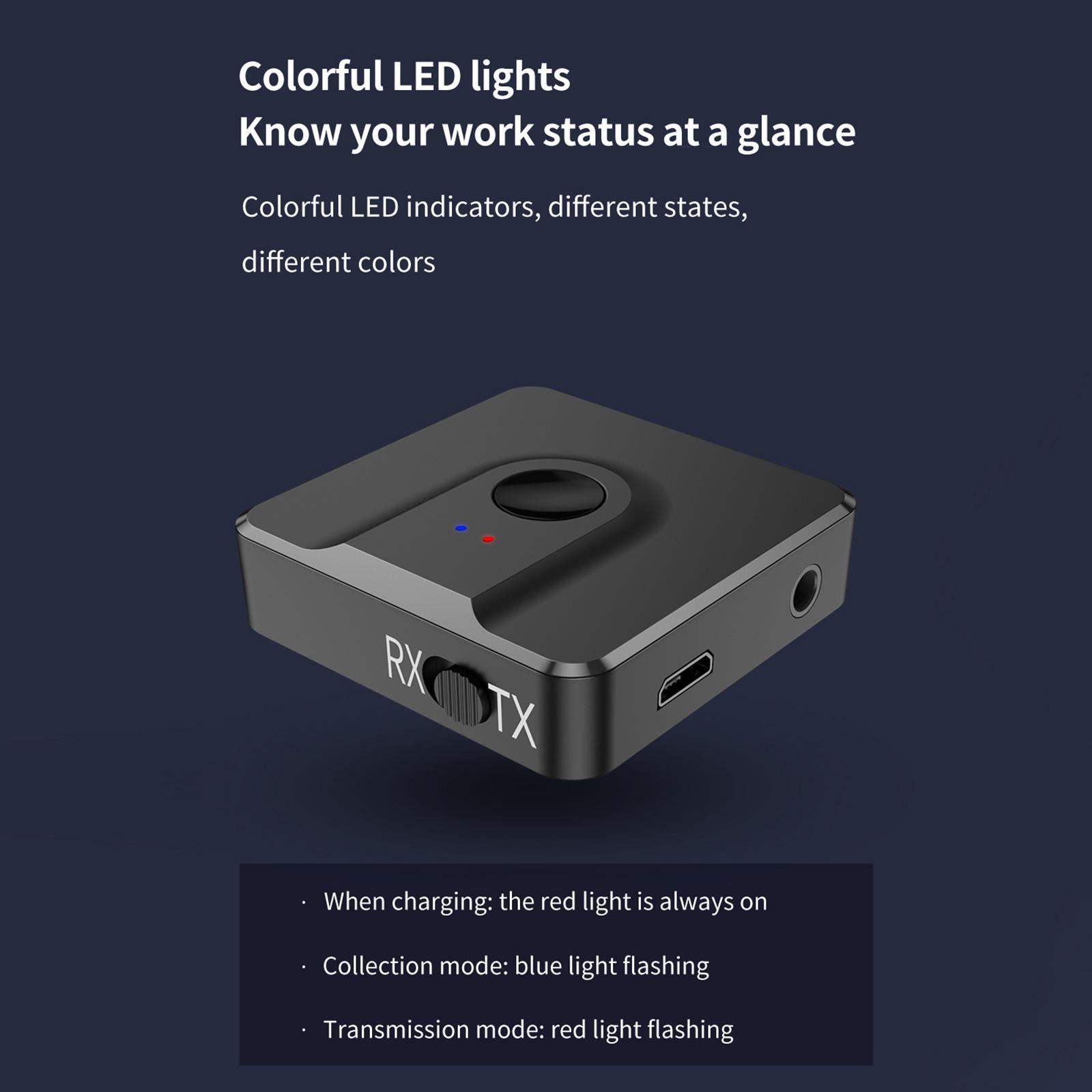 Wireless AUX   Receiver 3.5mm RCA USB  for TV Car