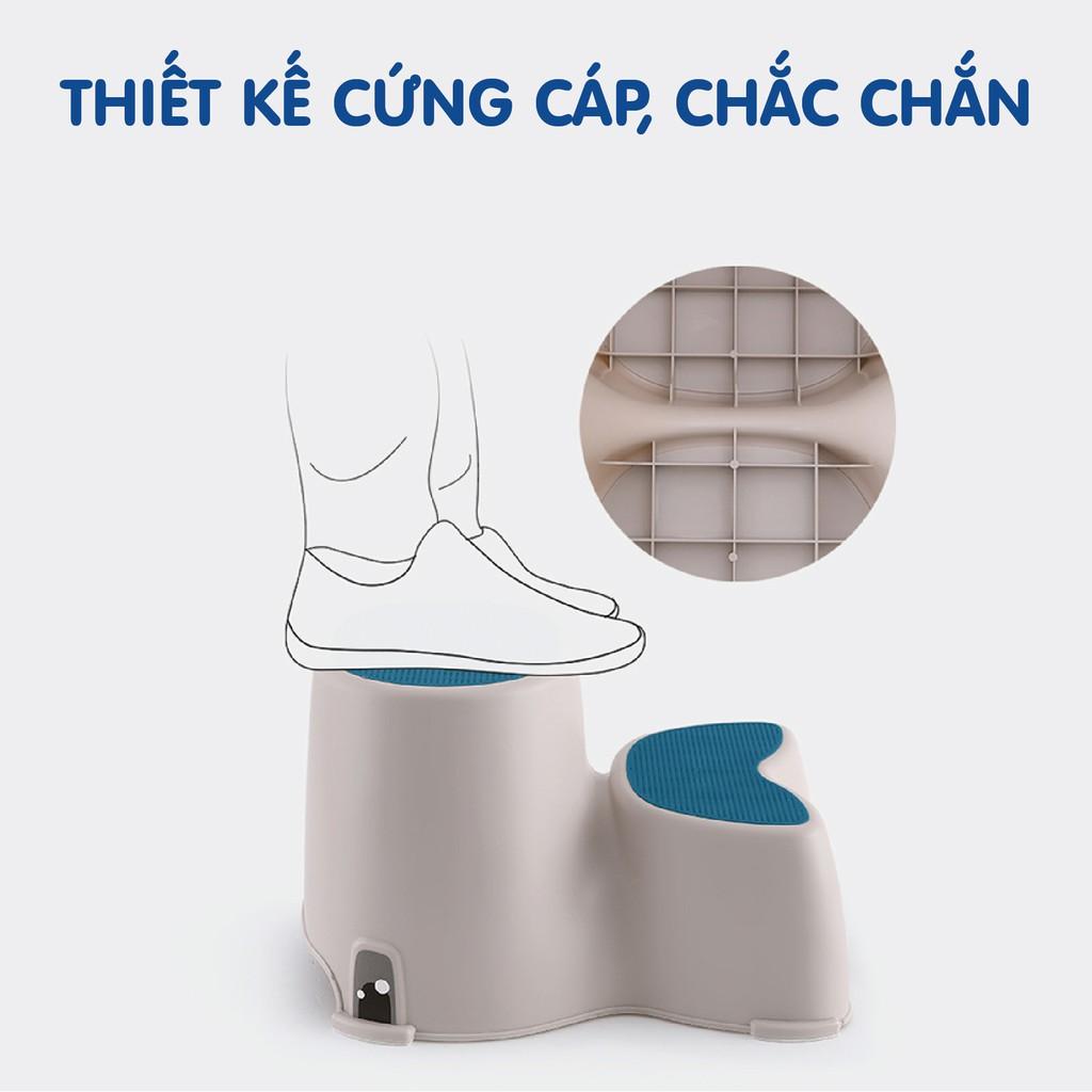 Ghế bậc Holla - Ghế kê chân toilet, bồn cầu cho bé khi đi vệ sinh Holla cao cap chinh hang