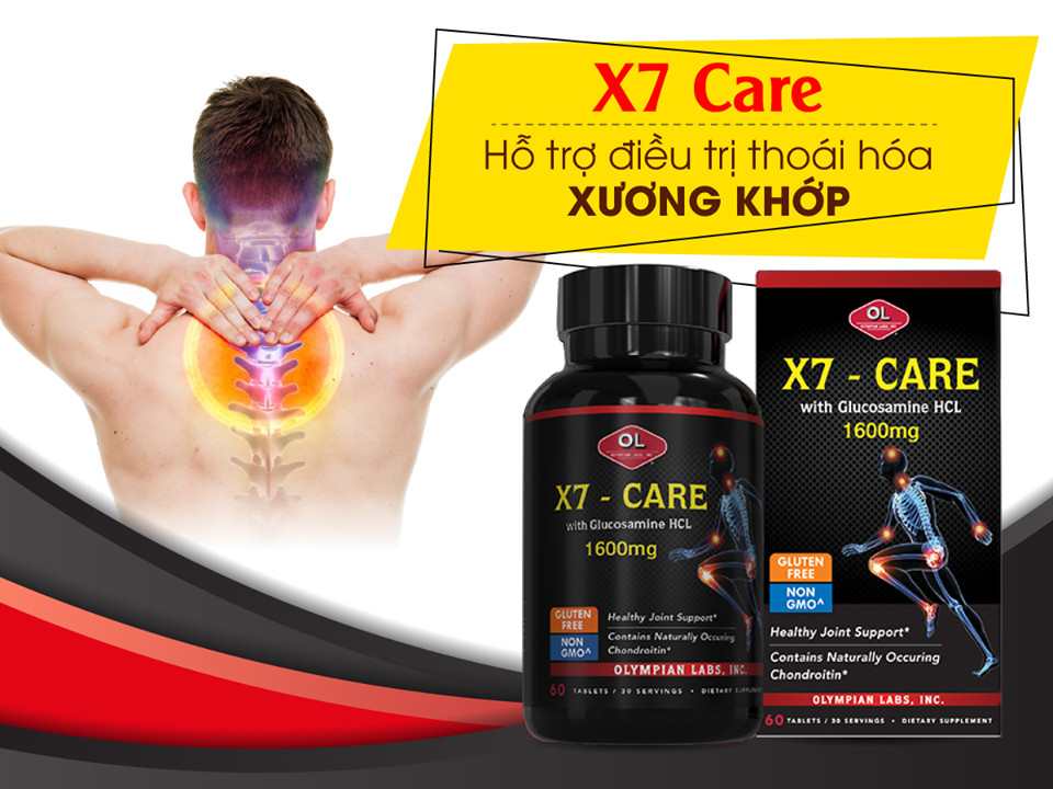 Thực phẩm chức năng hỗ trợ xương khớp - X7-CARE (60 viên/ 1 lọ)