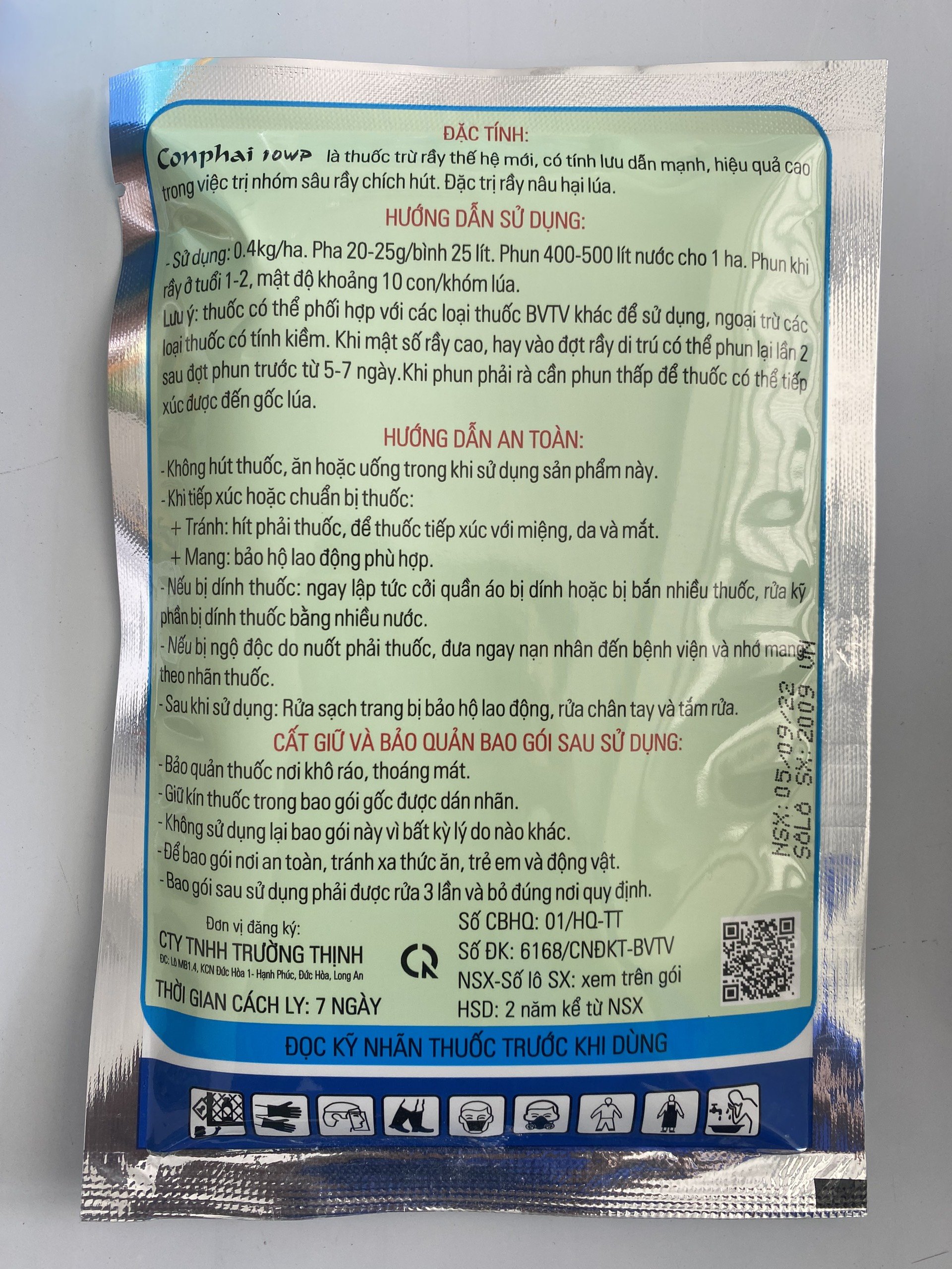 Conphai 10WP | Chuyên diệt trừ sâu, rầy xanh, bọ trĩ bệnh hại cây trồng | Gói 100g