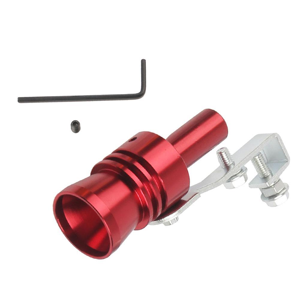 2x Universal Car Turbo Whistle Refitting Turbo Whistle Exhaust Pipe