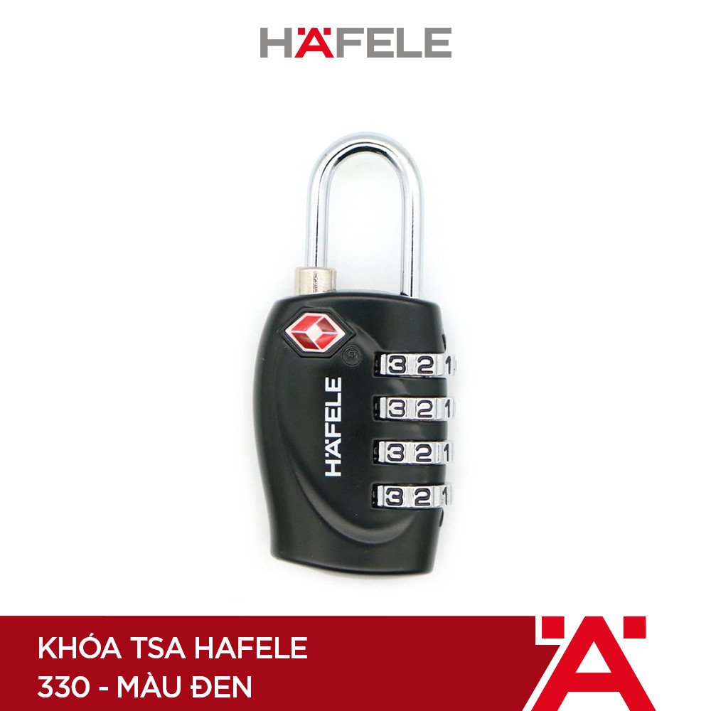 Khóa TSA Hafele 330 màu đen - 482.09.006 (Hàng chính hãng)