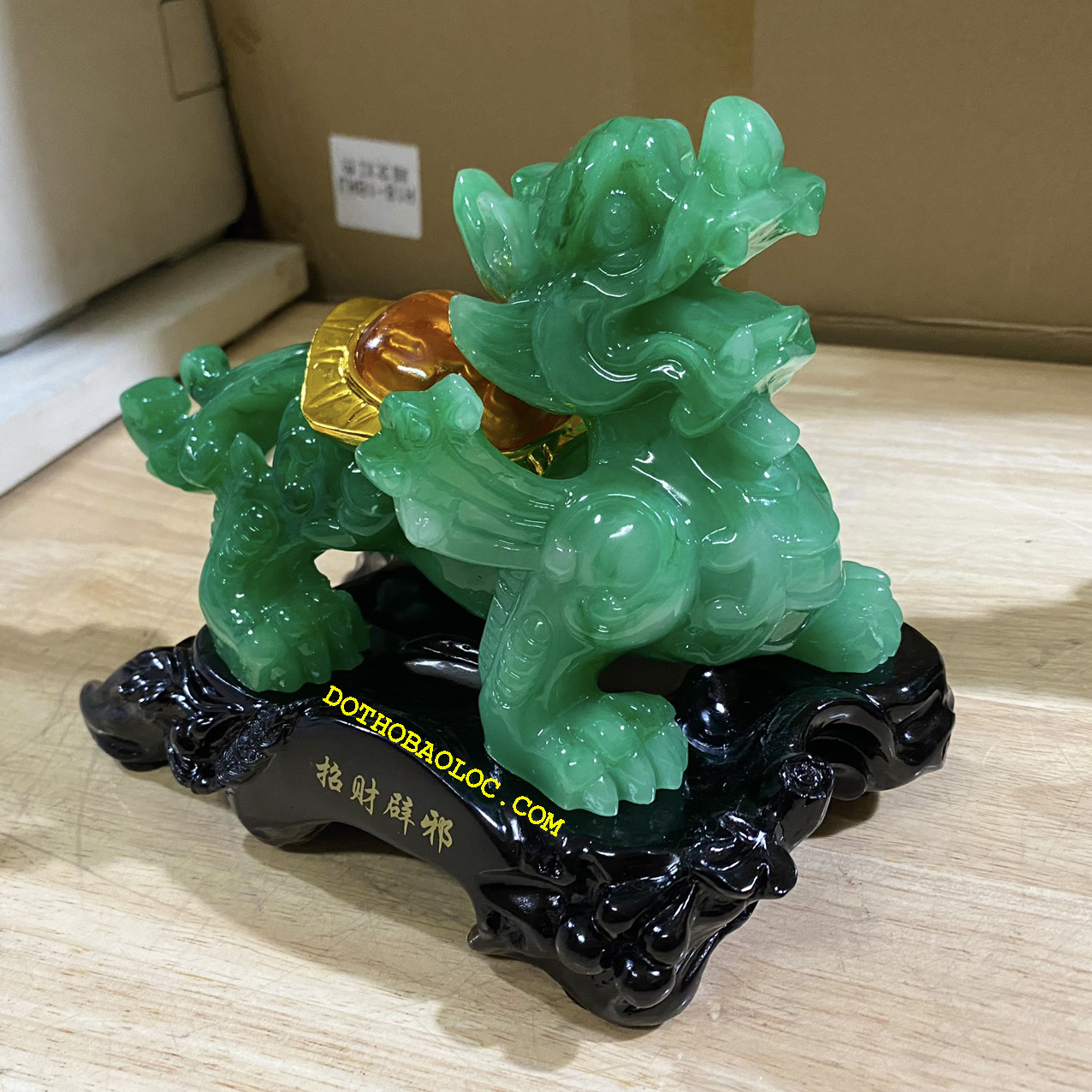 Cặp Tỳ Hưu phong thủy chiêu tài hút lộc cao 19cm