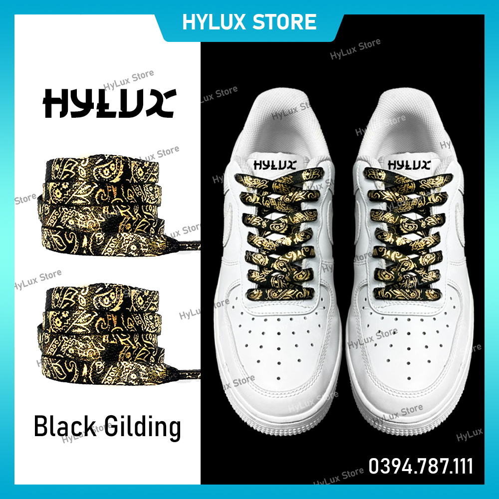 Dây giày họa tiết Paisley Bandana cho Air Force 1, Jordan 1 cao cấp - Dây giày thể thao