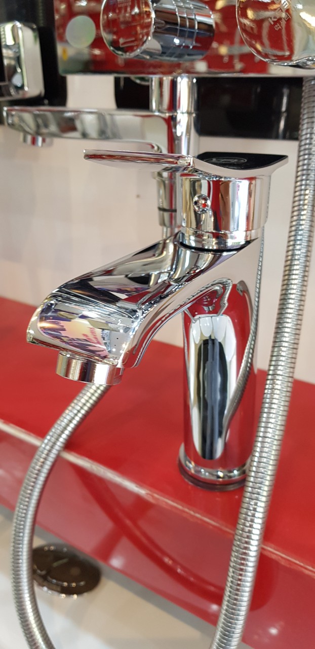 Vòi lavabo cắm chậu đồng mạ croom cao cấp TA 209