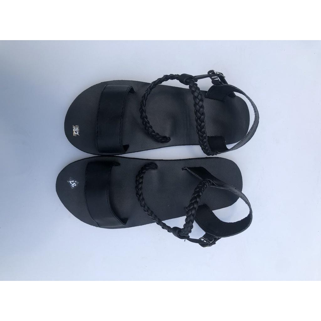 sandal đồng nai xăng đan nữ đế đen quai đen size từ 34 nữ đến 42 nữ