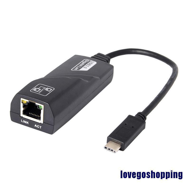 Đầu Chuyển Đổi Mạng LAN 1000Mbps USB-C Sang RJ45 Gigabit Ethernet