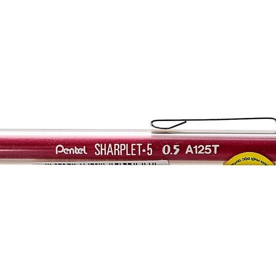 Bút Chì Kim Pentel A125T Kiểu Dáng Thân Trong - Trang Bị Đầu Tẩy - 2 Màu Vỏ