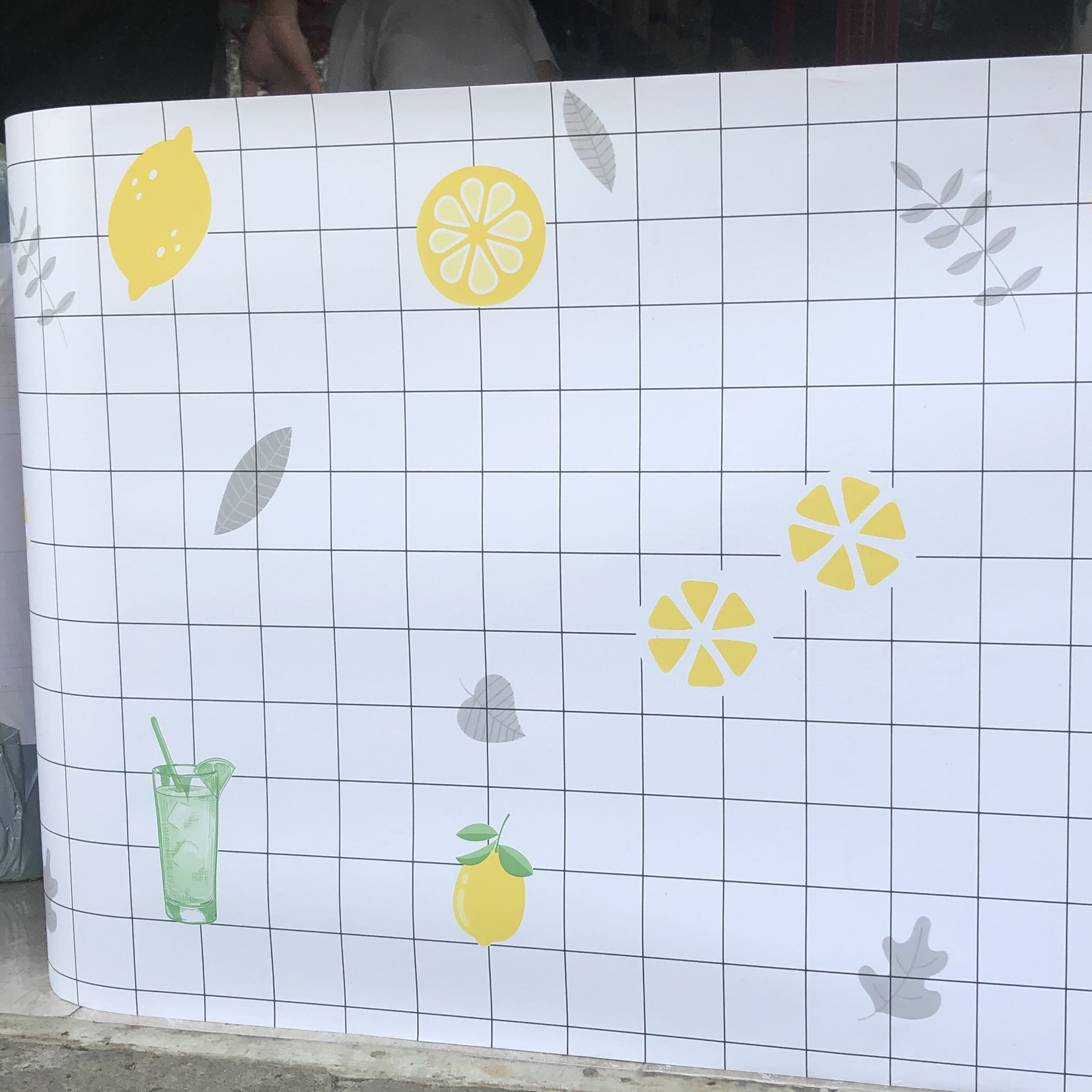CUỘN 5M DECAL GIẤY DÁN TƯỜNG BẾP KEO SẴN KHỔ 60CM MẪU TRÁI CÂY GIẢI KHÁT