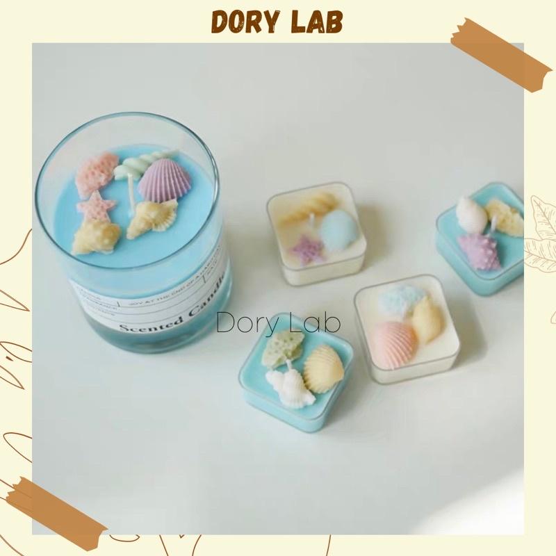 Nến Thơm Ly Decor Không Khói Handmade Tinh Dầu Thiên Nhiên - Dory Lab