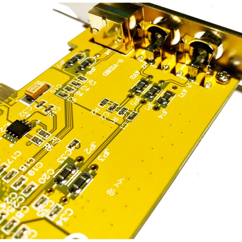 ROGTZ Card Chuyển Đổi PCI To SVHS AV S-Video - Hàng Nhập Khẩu