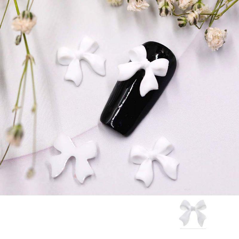 Charm nơ nơ trang trí móng, phụ kiện trang trí nail