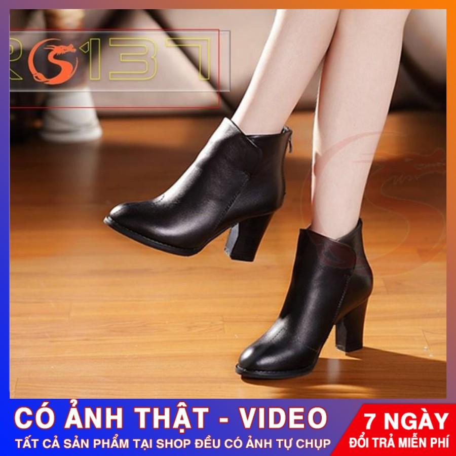 Giày Boots mũi nhọn ROSATA RO137 7p - HÀNG VIỆT NAM - BKSTORE