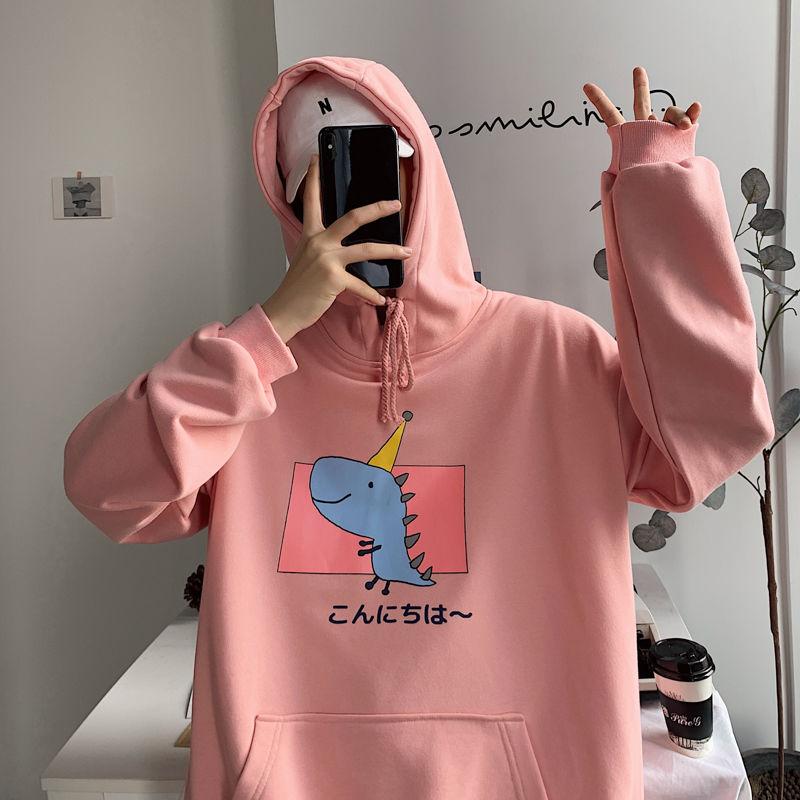 Áo Khoác Nam Tay Dài Có Nón In Hình Khủng Long 3 Màu Cỡ Size từ M đến 5XL