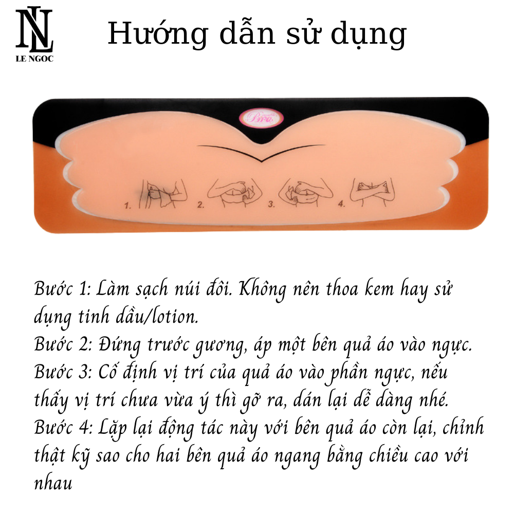 Miếng dán ngực silicon ,miếng dán nâng ngực tạo khe hình cánh bướm cho cô dâu mặc áo cưới cúp ngang hở lưng-LN162