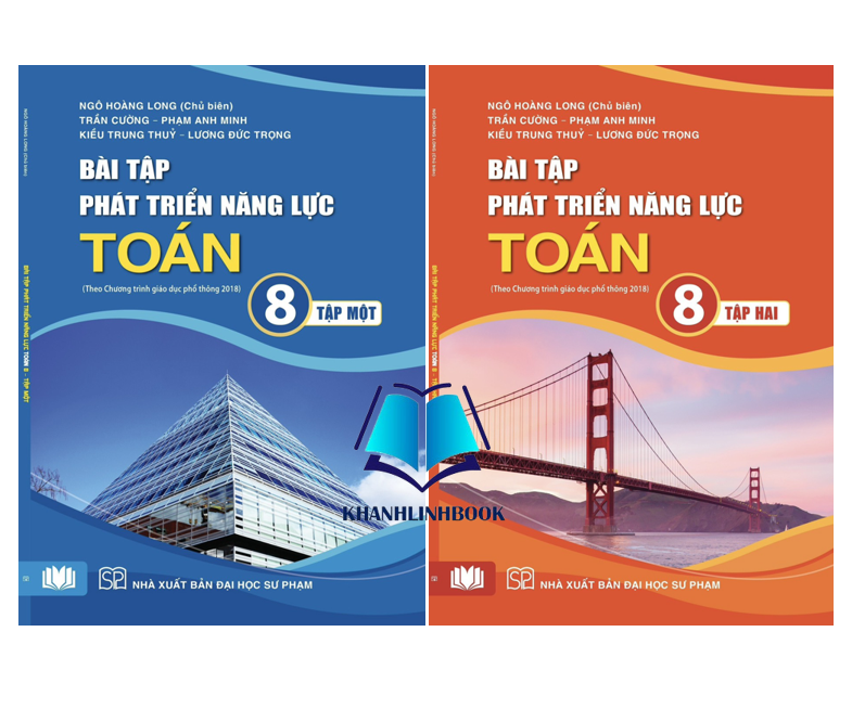 Sách - Combo Bài tập phát triển năng lực Toán 8 - tập 1 + 2