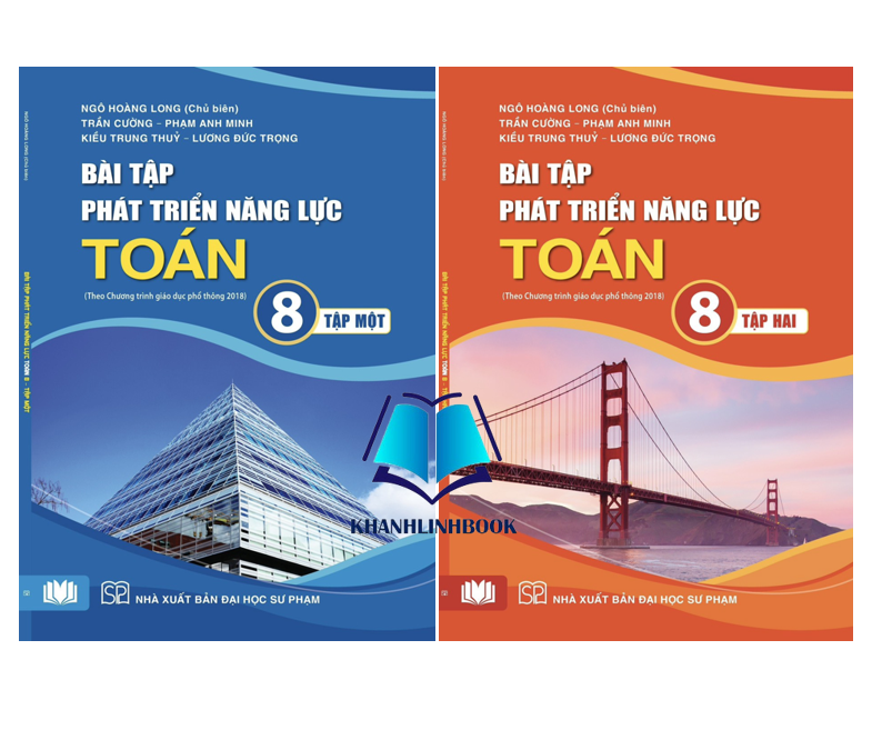 Sách - Combo Bài tập phát triển năng lực Toán 8 - tập 1 + 2 ( cánh diều )