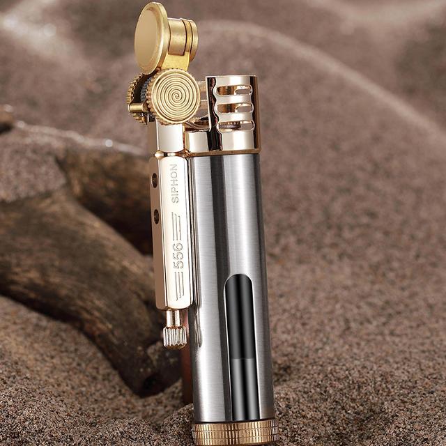 Vỏ Hột Quẹt Bật Lửa Xăng Đá Zorro Z556 Bằng Đồng Đẹp Độc Lạ - Dùng Xăng Bấc Đá Cao Cấp