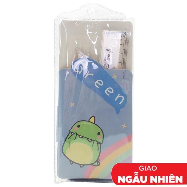 Bộ 4 Thước Nhựa 15 cm - Xiaoqingwa 1455 (Mẫu Bao Bì Giao Ngẫu Nhiên)