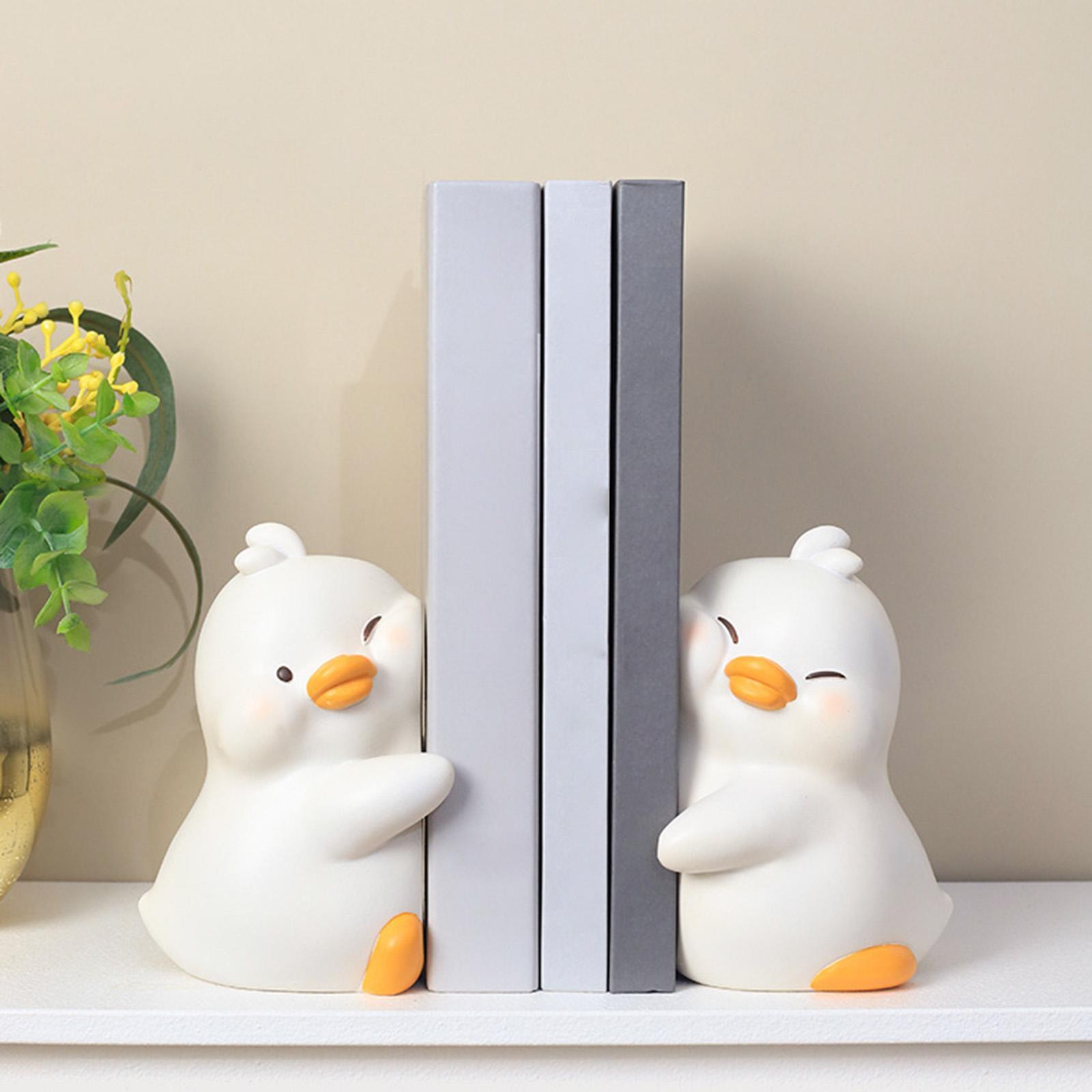 Decorative Bookends Resin Modern Office Home Organizer Book Stand