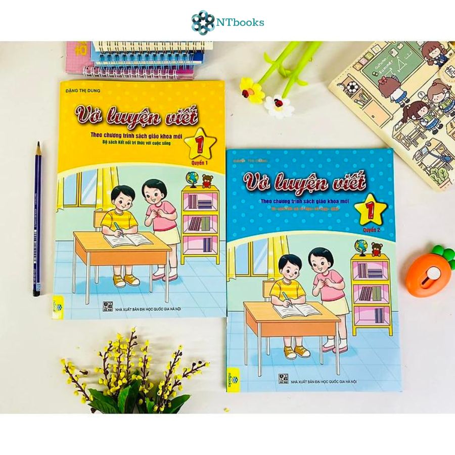 Combo 2 cuốn sách Vở Luyện Viết lớp 1 - Biên soạn theo chương trình Kết Nối