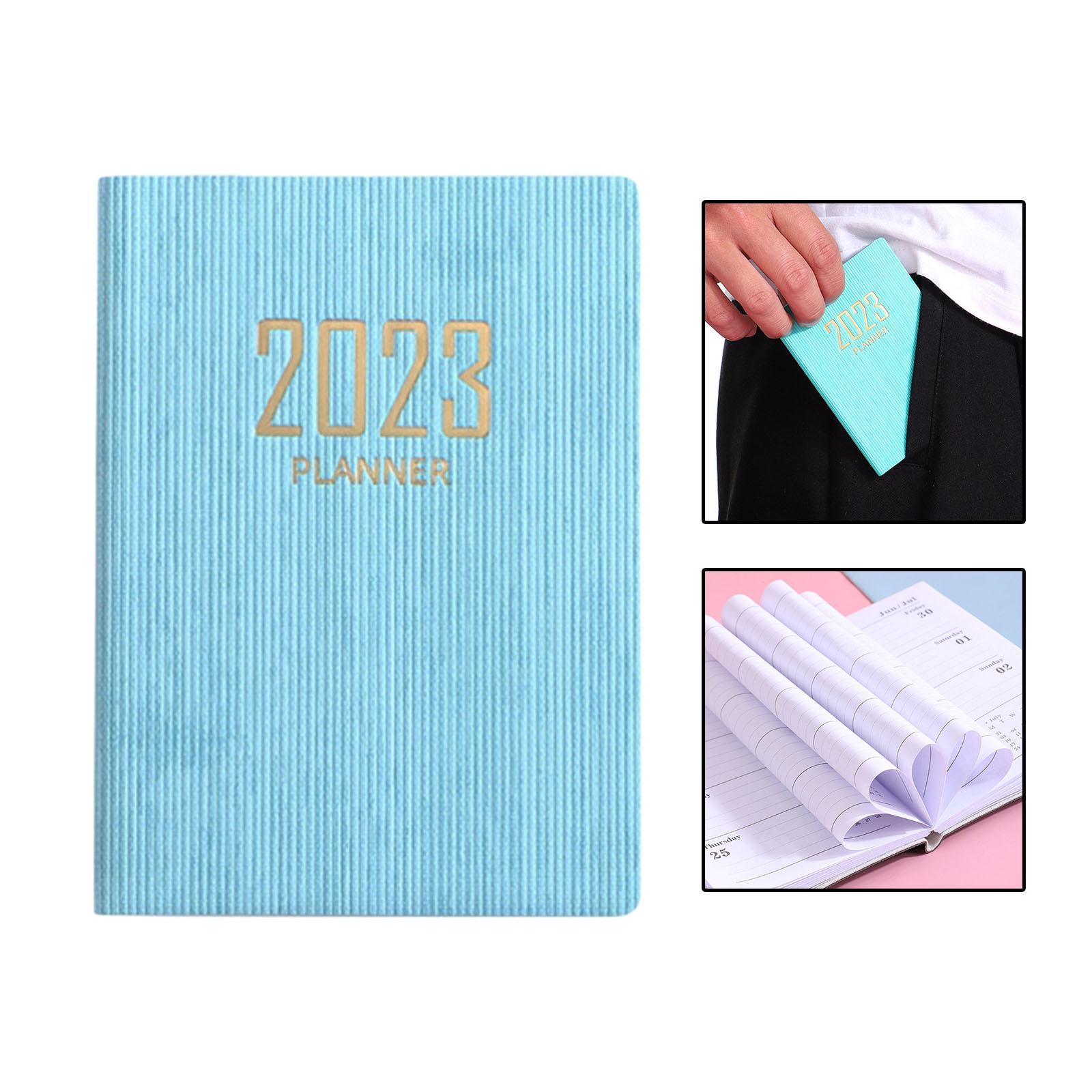 2Pcs Monthly Planner 2023 Journal A7 Notebook Planner Notepads