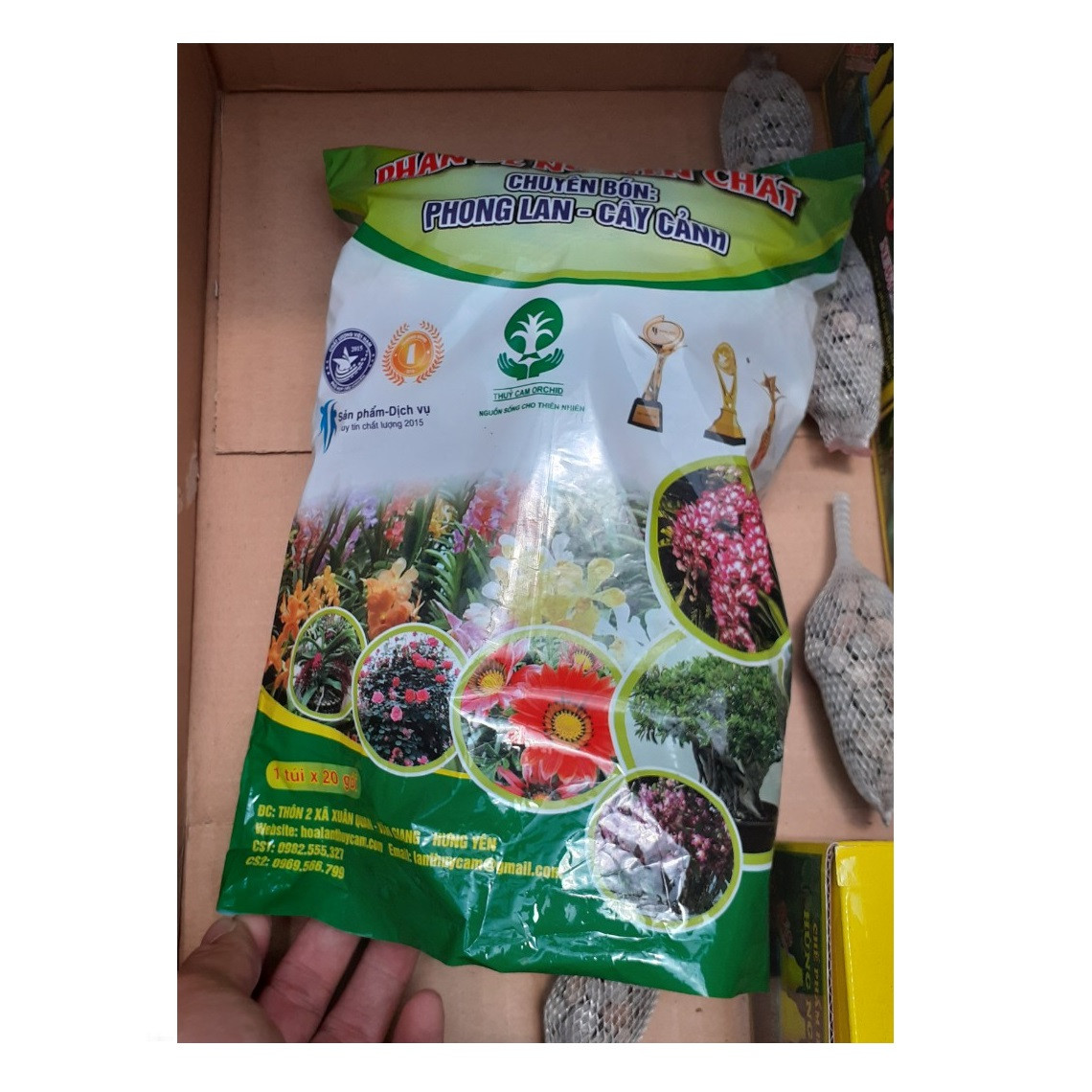 PHÂN DÊ NGUYÊN CHẤT CHUYÊN BÓN CHO PHONG LAN, CÂY CẢNH 380G