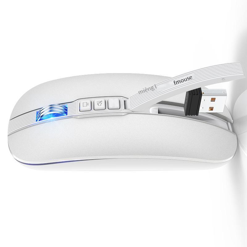 Giao hàng nhanh Tigercat M113 Chuột không dây Bluetooth hai chế độ sạc tắt tiếng kép chuột siêu mỏng notebook văn phòng