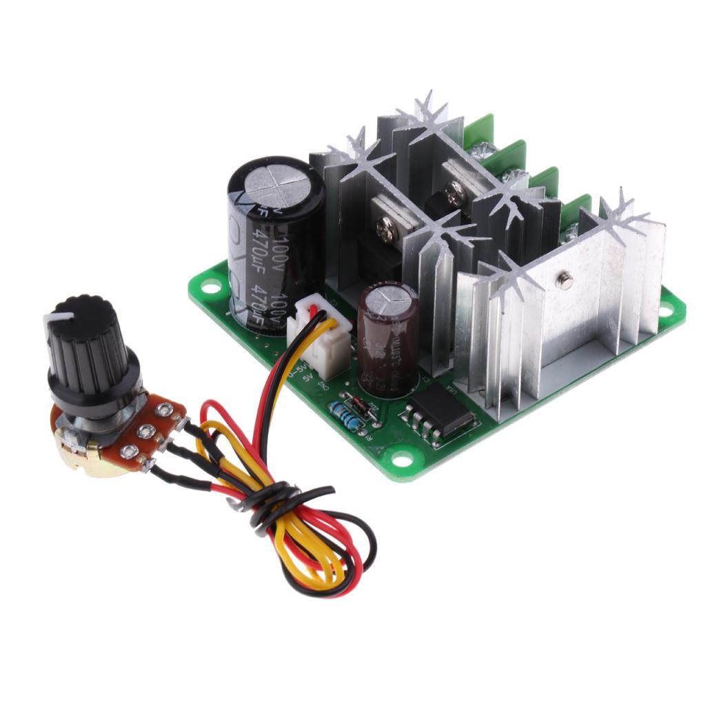 DC Motor Speed Controller 6V-90V MAX 15A 1000W PWM Variable Speed Switch